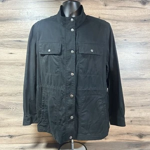 Chaqueta GAP Chore para mujer 2XL abrigo de trabajo alto bolsillos negros - Imagen 1 de 8