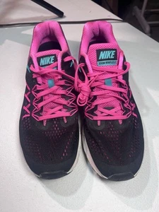 Nike Womens Air Zoom Winflo 3 831562-004 Black Running Shoes Sneakers Size 9.5 - Picture 1 of 9