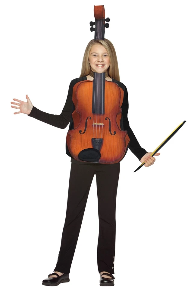 Divertido disfraz de violín para niño Foto 1 de 1