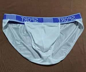 Mens Shiny Satin Glossy Ice Silk Knickers Briefs Underwear Panties Underpants US - Picture 1 of 34