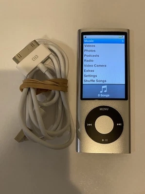 Apple iPod nano 5-го поколения серебро (8 GB) работает отлично - без динамика звуки - Изображение 1 из 4