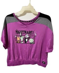 Pigiama Camicia Nightmare Before Christmas Tg 2X 18-20 Disney Halloween - Foto 1 di 7