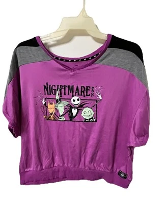 Camisa Pesadilla Antes de Navidad Ropa de Dormir Talla 2X 18-20 Disney Halloween Foto 1 de 4