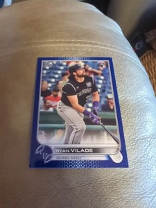 2022 Topps Royal Blue #586 Ryan Vilade - Picture 1 of 2