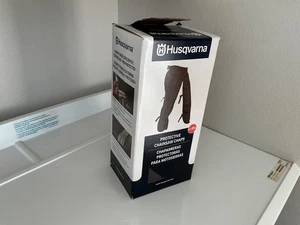 Husqvarna grau Motorsäge Chaps Schutzbeine verstellbare Taille 531309503  - Bild 1 von 4