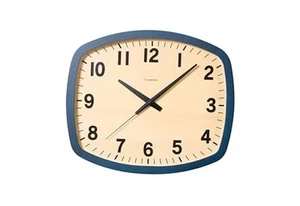 Japanese Wall Clocks-Handcrafted Solid North American Beech Wood,Battery Navy - Picture 1 of 7