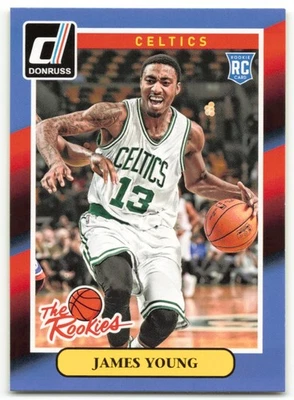 Donruss The Rookies James Young 2014-15 radiocontrol Boston Celtics #11 novato Foto 1 de 2