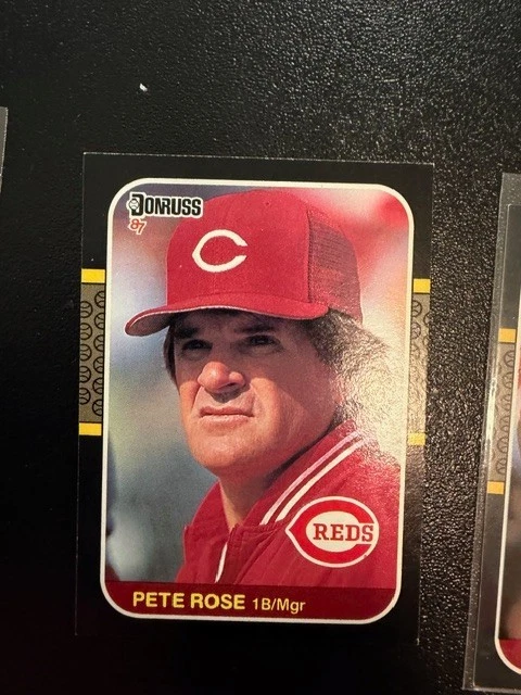 Tarjeta Donruss 1987 Cincinnati Reds Pete Rose #186 Foto 1 de 1