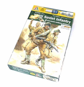 ITALERI Military Model 1/56 WWII Soviet Infantry Scale Hobby 15602 TA021 - Picture 1 of 2