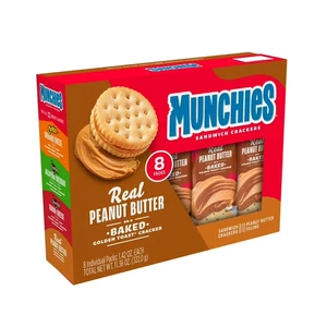 Munchies Crackers per panini al burro di arachidi, 1,42 once, 8 pezzi - Foto 1 di 7