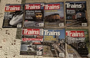 Vintage Lot TRAINS Magazines 2009, 11, 13, 15, 22 - Picture 1 of 1