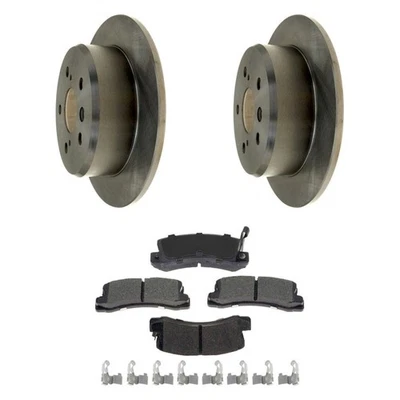 For Toyota Camry 92-99 Raybestos R-Line Plain Rear Brake Kit w Ceramic Pads — 第 1/4 张图片