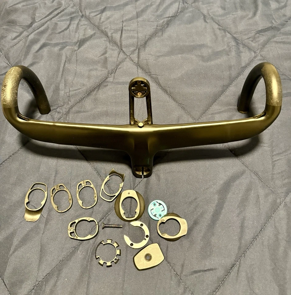 Combo de vástago manillar carbono bicicleta de carretera 42/90 Foto 1 de 4