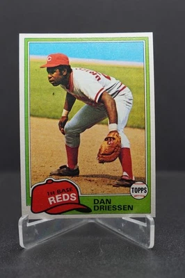 Dan Driessen 1981, Topps #655, Mint condition, sharp corners - Image 1 of 2