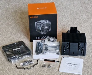 ID-COOLING SE-225-XT Black CPU Cooling Fan New In Box - Afbeelding 1 van 13