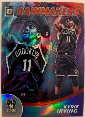 Kyrie Irving - 2019-20 Panini Donruss Optic Rainmakers Red Prizm #8 Nets /99 - Image 1 of 2