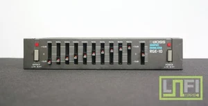 Boss RGE-10 Graphic Equaliser - 80's Vintage Half Micro Rack Signal Processor - Picture 1 of 16