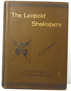 The Leopold Shakspere by William Shakspere 1900 Antique book well illustrated HC - Picture 1 of 21