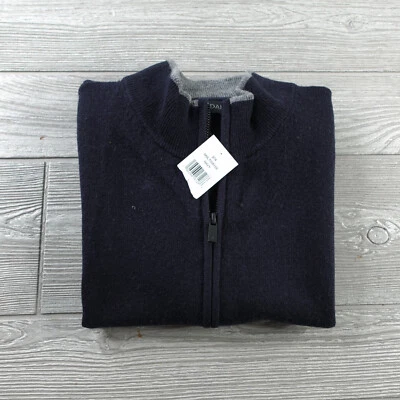 Naadam Studio Charcoal Wool Cashmere Full Zip Sweater Vest Men's Large NWT - Image 1 of 4