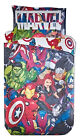 Avengers Bed Set NEXT Single Duvet & Pillow Bedroom Reversible Marvel Super Hero