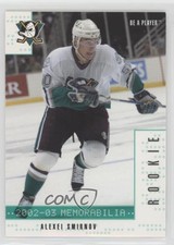 2002-03 ITG Be A Player Memorabilia Emerald /10 Alexei Smirnov #300 Rookie RC