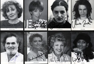 LINDENSTRASSE 8x Schauspielerkarten signiert AK 10,5x15cm TV Autogramm Karten - Bild 1 von 2