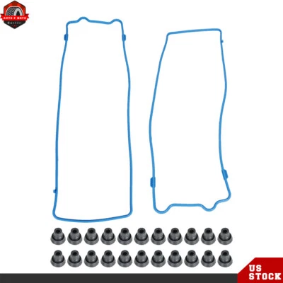 Juego de juntas de cubierta de válvula con ojales para Ford Crown Victoria 1992-2002 4,6 L 2 piezas Foto 1 de 4