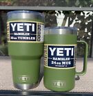 Tasse Rambler YETI 1-30 oz & 1- Rambler 24 oz Highlands Olive limitée