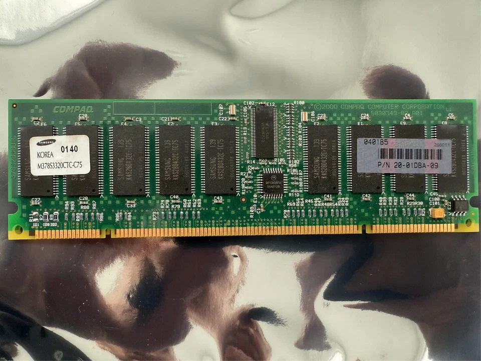 Genuine Compaq 256MB DEC AlphaServer DS10 DS15 DS20 DS25 ES40 Memory 20-01DBA-09 - Image 1 of 1