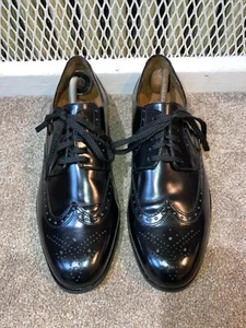 Florsheim Brookside Black Wingtip Oxford Men’s Dress Shoes Size 10D - Picture 1 of 10