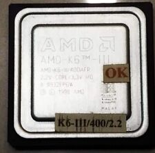  Processeur processeur vintage AMD K6-3/400AFR 400 MHz 2,2 V