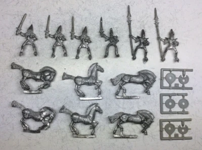 Games Workshop - WHFB Vintage Wood Elf Cavalry x6  - Citadel Metal OOP - Image 1 of 2