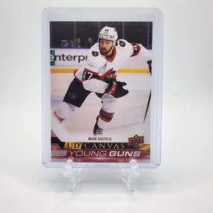 2022-23 Upper Deck Series 1 Mark Kastelic Young Guns UD Canvas Rookie Card #C111