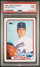 1989 Topps Traded Nolan Ryan #106T PSA 9