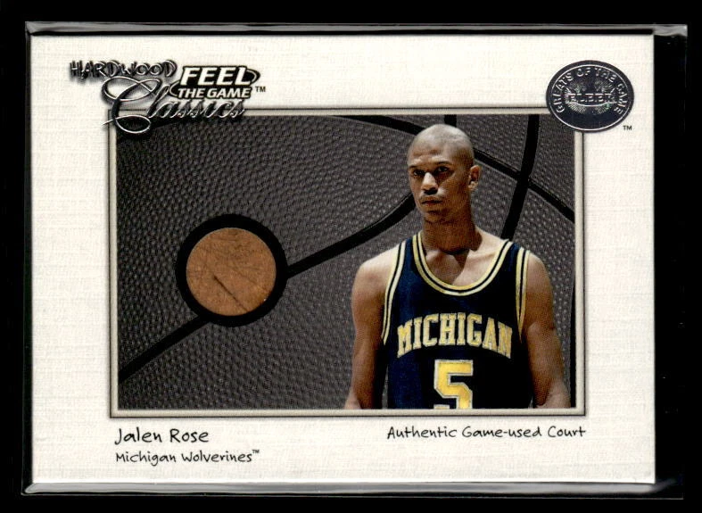 2001 Fleer Greats of the Game #N/A Jalen Rose Very Good - Image 1 of 2