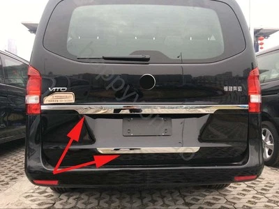 Cubierta de moldura central trasera para camión Mercedes-Benz Vito Metris 2016-2020 ABS Foto 1 de 3