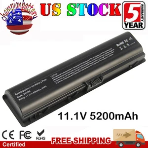 Battery For HP Pavilion dv2000 dv6000 dv6100 dv6500 dv6700 411462-421 HSTNN-IB42 - Picture 1 of 6