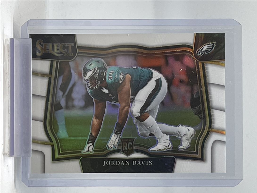 2022 Select Field Level Rookie White Prizm Jordan Davis RC /35 WHC584