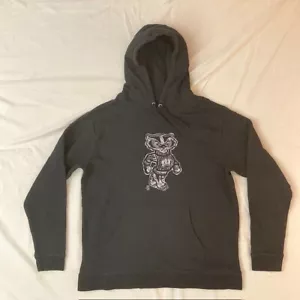*NWOT* WISCONSIN BADGERS Fanatics Black/White Camo NCAA Hoodie Sweatshirt (XL) - Picture 1 of 6