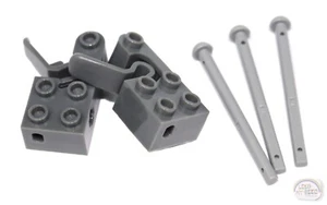 LEGO - Launcher, 2 x 4 w/ 5 Studs, Axle Hole & Pin Launch Lever - DBG - 61185c01 - Picture 1 of 4