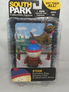 Figura de acción South Park 2011 Serie 2 MEZCO Stan con perro y pez espeluznante - Imagen 1 de 2