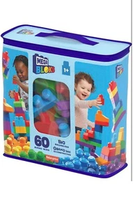 MEGA BLOKS Big Building Bag building set with 60 big colorful building blocks - Picture 1 of 5