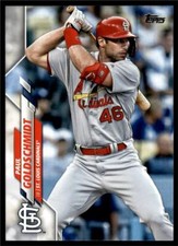 2020 Topps Series 1 Base #145 Paul Goldschmidt - St. Louis Cardinals