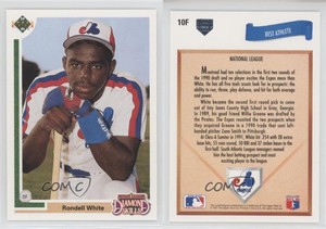1991 Upper Deck Final Edition Box Set Rondell White #10F Rookie RC