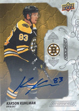 2019-20 Upper Deck Engrained Autographs Oak #60 Karson Kuhlman RC