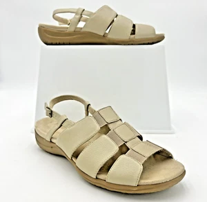 Easy Street Damen-Sandale Größe 9N beige Komfort Welle Freizeit Fersenriemen Urlaub - Bild 1 von 9