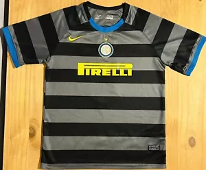 Boys Nike Inter Milan #9 ‘Lukaku’ 20-21 3rd Football Shirt, Size 26 (Age 10-11) - Picture 1 of 13