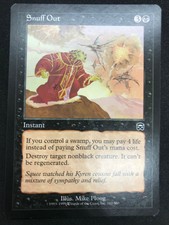 Magic the Gathering Mtg Snuff Out Black Mercadian Masques