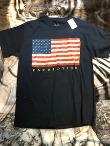 Patriotism  American Flag  T-shirt Patriotic Shirts Lg 100% Cotton NWT - Picture 1 of 2