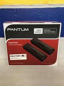 Pantum Genuine PB-211DEV Dual Pack 2 Black Toner Cartridges New Factory Sealed - Bild 1 von 6